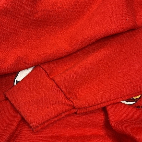 Vintage Platinum Sweats Dog Christmas Crewneck Sweatshirt Red XL 1998 - Picture 8 of 9